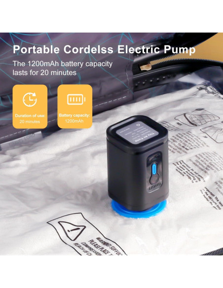 Combo 6 Bolsas de Vacío UPGOGO para Viaje con Bomba Eléctrica Combo 6 Bolsas de Vacío UPGOGO para Viaje con Bomba Eléctrica