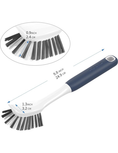 Cepillo de Platos ROSEOK con Raspador - 2 Unidades