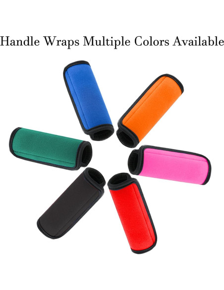 2 Fundas para Mangos de Equipaje Jcpmcxs Neopreno Negro