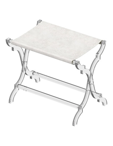 Soporte de Equipaje Acrílico Byingo Plegable 22,68-45,36 kg