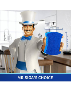 Esponja de Limpieza MR.SIGA Doble Cara Paquete de 12 2