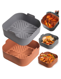 Forros de Silicona Palksky para Freidora de Aire 21.5 cm - 2 Piezas
