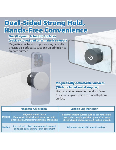 Soporte Magnético para Teléfono Easvorix Universal Negro