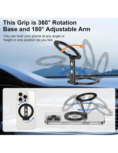 Soporte Magnético para Teléfono Sidpro Doble Ajustable