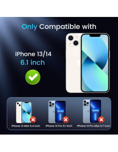 Funda Caka para iPhone 13/14 con Soporte y Magsafe Negra 2