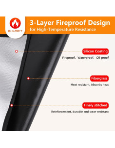 Alfombrilla para Parrilla Keeswin 177,8 x 101,6 cm Resistente 2