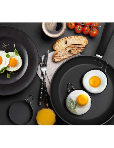 Anillos de Cocción Laxinis World Acero Inoxidable 4 Piezas