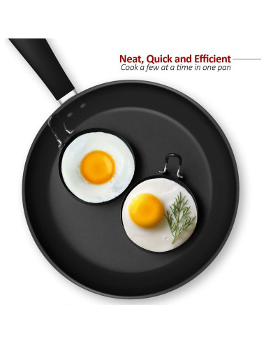 Anillos de Cocción Laxinis World Acero Inoxidable 4 Piezas