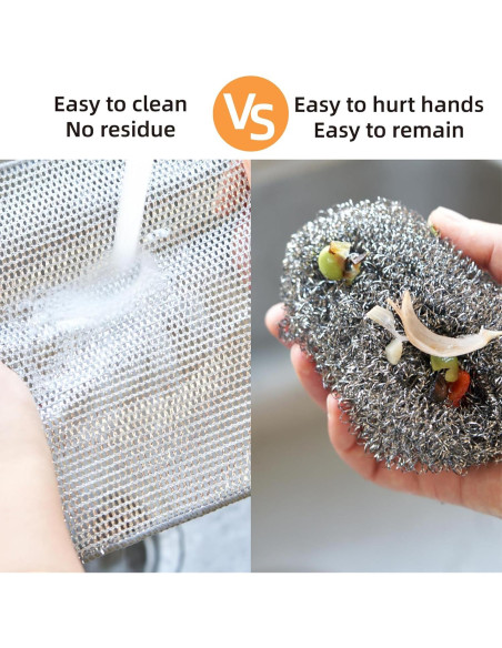 5 Paños de Cocina DyPinYise de Alambre 20x20 cm