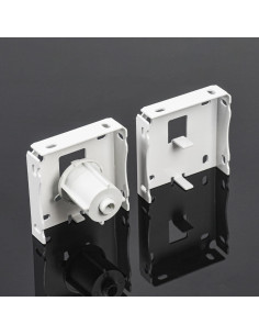 Juego de Soportes de Fascia RollEase R16 3" Blanco 2