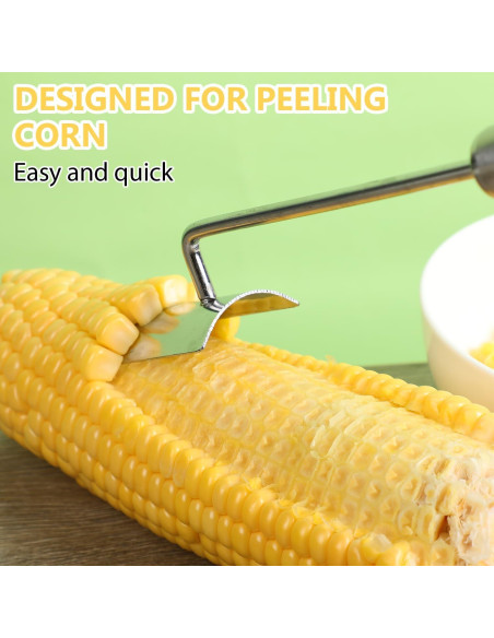 Desgranador de Maíz Taduno de Acero Inoxidable 25.9 cm