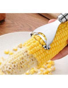 Cortador de Maíz Genérico Acero Inoxidable 2 Piezas 2