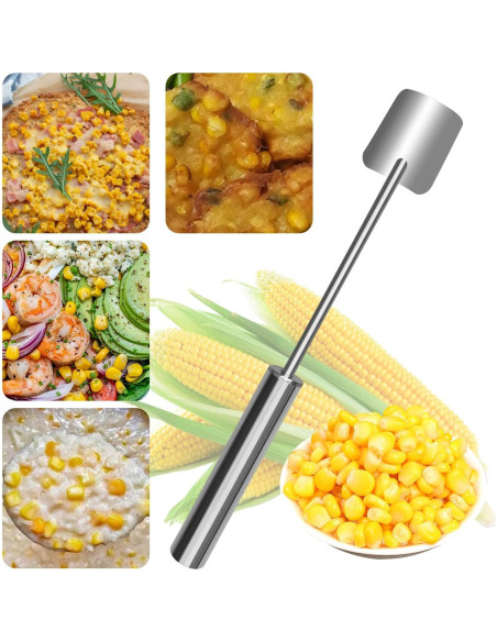 Desgranador de Maíz Taduno de Acero Inoxidable 25.9 cm