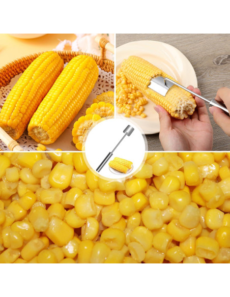 Desgranador de Maíz Taduno de Acero Inoxidable 25.9 cm