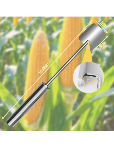 Desgranador de Maíz Taduno de Acero Inoxidable 25.9 cm