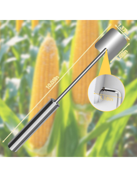 Desgranador de Maíz Taduno de Acero Inoxidable 25.9 cm