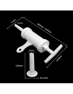 Rellenador de Salchichas Manual LiebHome con 3 Embudos 2