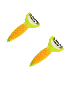 Desgranador de Maíz RUITASA 2PCS Acero Inoxidable Verde