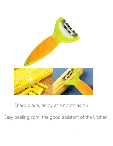 Desgranador de Maíz RUITASA 2PCS Acero Inoxidable Verde
