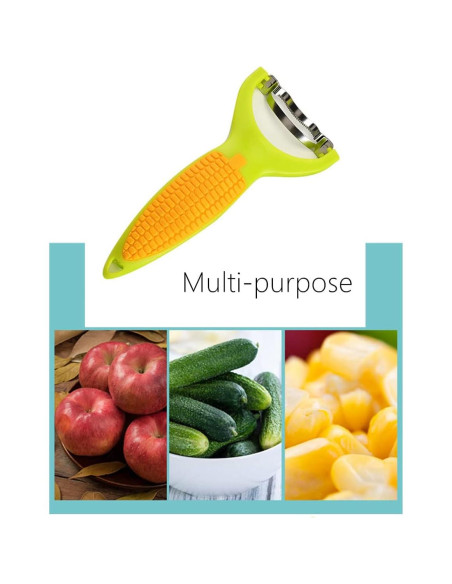 Desgranador de Maíz RUITASA 2PCS Acero Inoxidable Verde