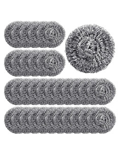 Estropajos de Acero Inoxidable Yinkin 100 Piezas 5 cm