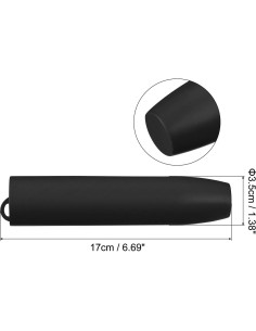 Pelador de Ajo de Silicona uxcell - 2 Piezas, Negro 2