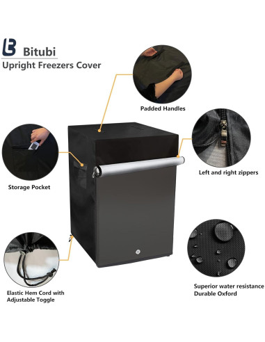 Cubierta Impermeable Bitubi para Congeladores Verticales 56x58 cm