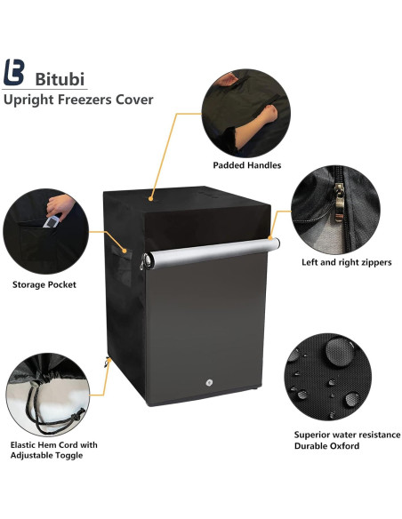 Cubierta Impermeable Bitubi para Congeladores Verticales 56x58 cm