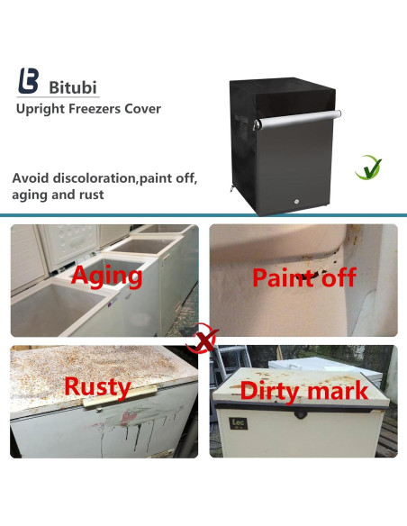 Cubierta Impermeable Bitubi para Congeladores Verticales 56x58 cm