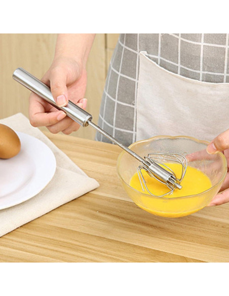 Set de 3 batidores de huevo KuuGuu de acero inoxidable