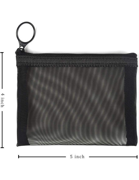 Bolsas de Malla con Cierre PATU A7 5 Piezas 12,7x10,16cm