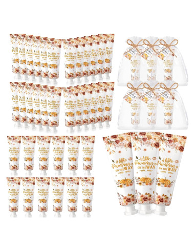 48 Sets de Crema de Manos Otoñal Dansib - Calabaza Floral