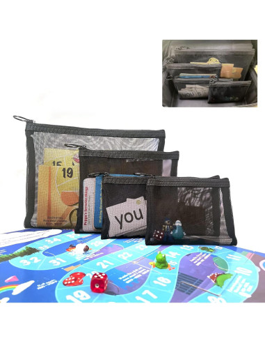 Bolsas de Malla con Cierre PATU A7 5 Piezas 12,7x10,16cm