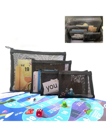 Bolsas de Malla con Cierre PATU A7 5 Piezas 12,7x10,16cm