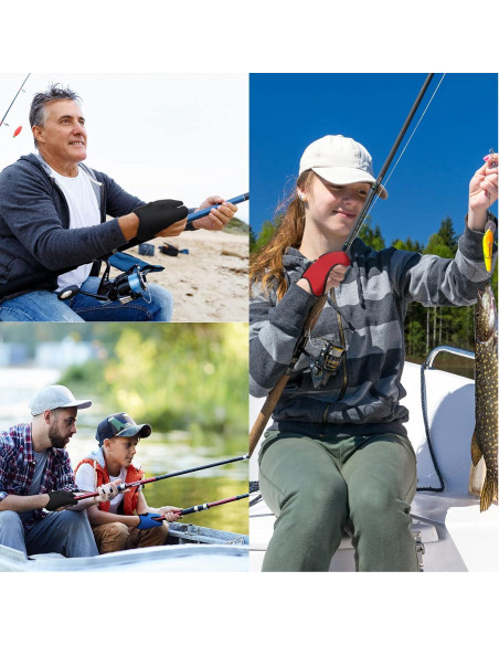 Guantes de Pesca Antideslizantes Sotiff - 3 Piezas Unisex