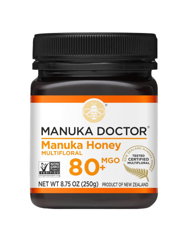 Miel de Manuka Multifloral Manuka Doctor 248g MGO 80+ Cruda