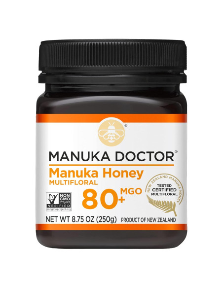 Miel de Manuka Multifloral Manuka Doctor 248g MGO 80+ Cruda