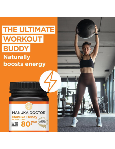 Miel de Manuka Multifloral Manuka Doctor 248g MGO 80+ Cruda