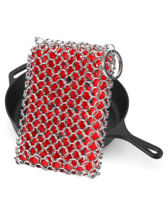 Limpiador de Sartén Hierro Fundido Efaithtek con Silicona 11x8cm