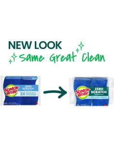 Esponjas de Limpieza Scotch-Brite Zero Scratch - 6 Unidades 2