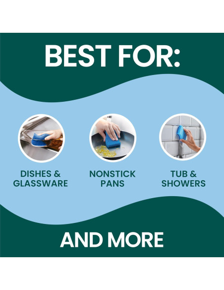 Esponjas de Limpieza Scotch-Brite Zero Scratch - 6 Unidades