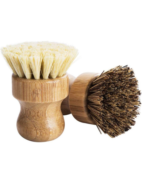 Juego de 3 Cepillos de Limpieza GREENTH PRO de Bambú Juego de 3 Cepillos de Limpieza GREENTH PRO de Bambú