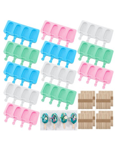 Set de Moldes para Cakesicle Irenare 12 Piezas Silicona