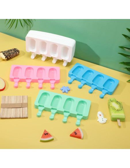 Set de Moldes para Cakesicle Irenare 12 Piezas Silicona