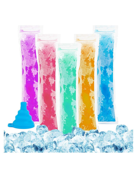100 Bolsitas para Popsicle MAQIHAN 230ml Sin BPA 100 Bolsitas para Popsicle MAQIHAN 230ml Sin BPA