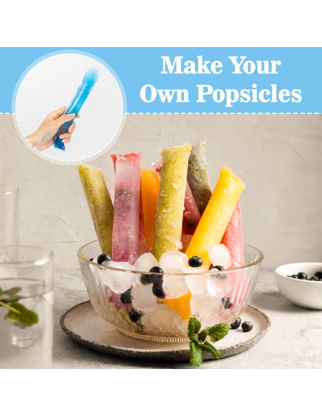 100 Bolsitas para Popsicle MAQIHAN 230ml Sin BPA 100 Bolsitas para Popsicle MAQIHAN 230ml Sin BPA