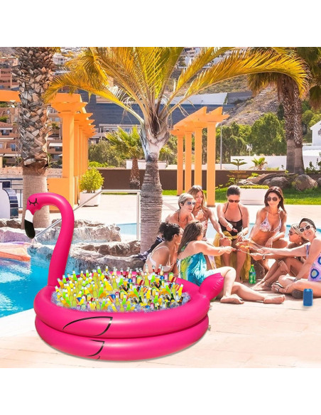 Cooler Inflable Flamenco TURNMEON 71.92L para Fiesta