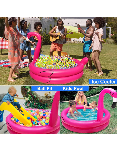 Cooler Inflable Flamenco TURNMEON 71.92L para Fiesta