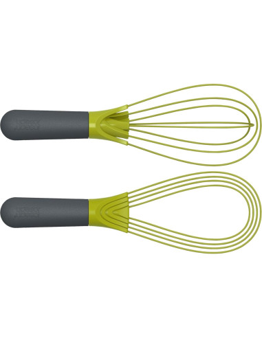 Batidor 2-en-1 Joseph Joseph Twist Gris/Verde Plegable