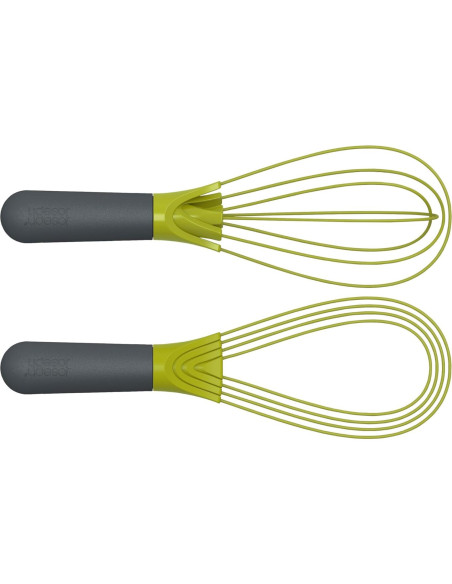 Batidor 2-en-1 Joseph Joseph Twist Gris/Verde Plegable